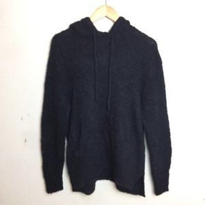 All Saints Oversized Hooded Wool Sweater (Small)